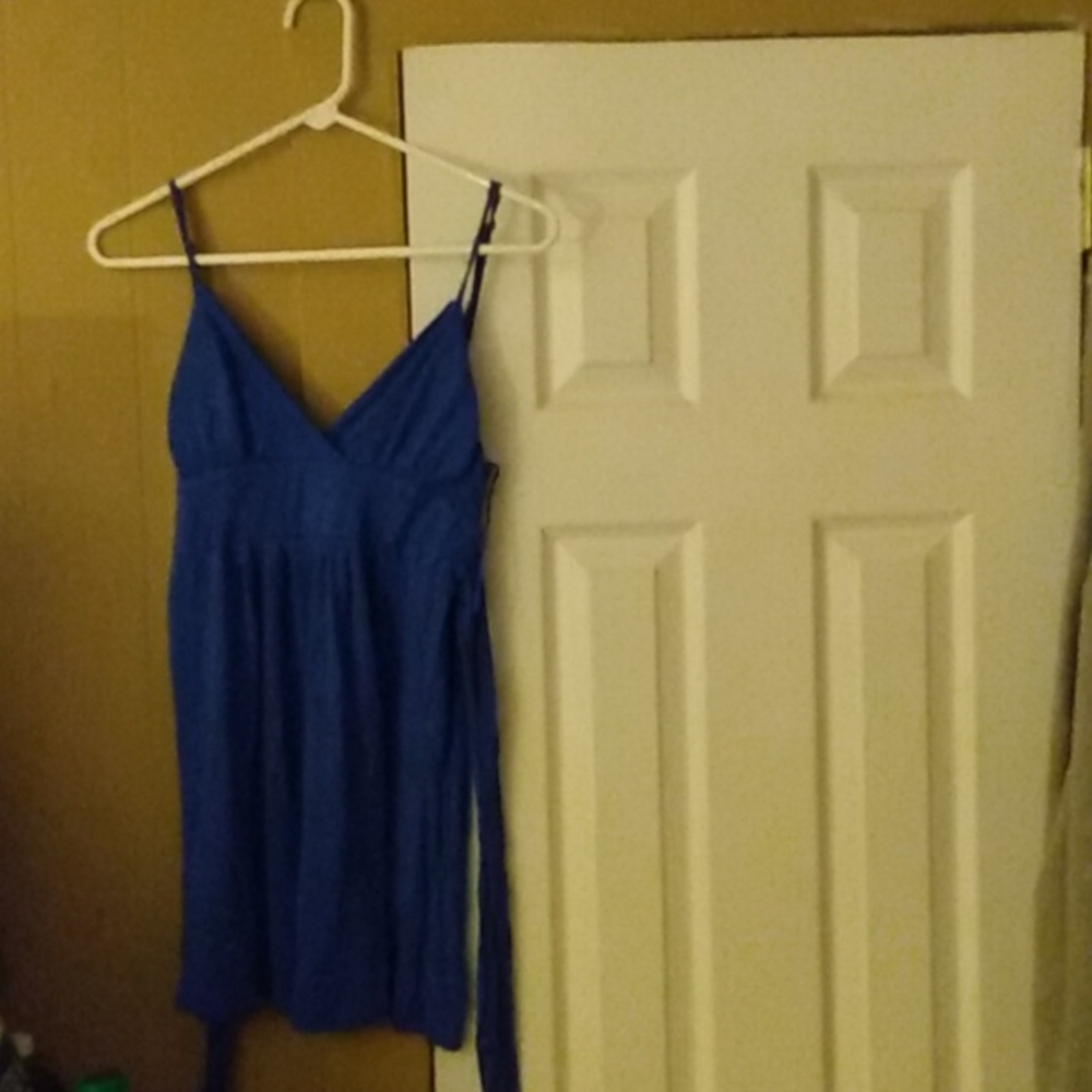 Women's Blue Size Large Tank Top Shirt.